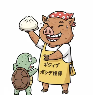 ウリ坊(ポジティブ接客のイノシシ)